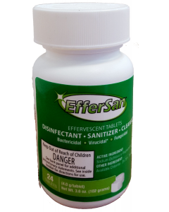 Effersan Sanitization Tablets - Qty 24 Tablets per Jar